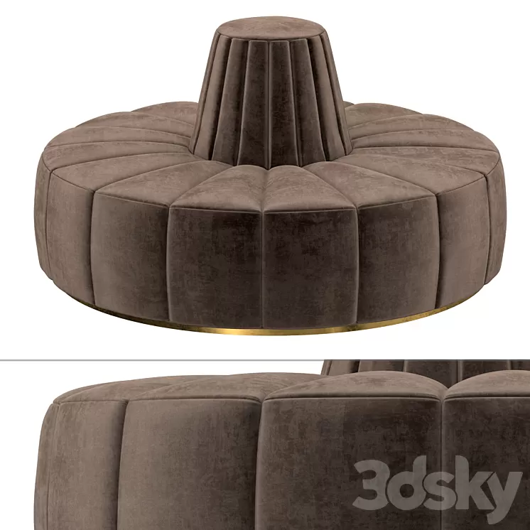 Lobby sofa oo 3D Model Free