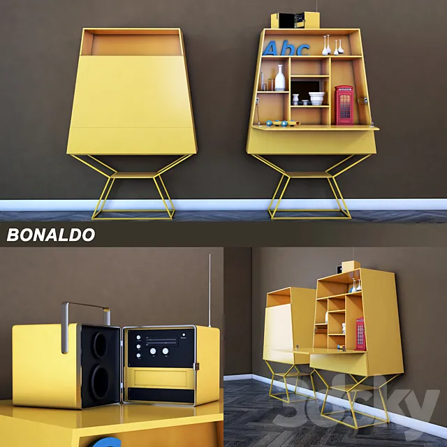 Locker Bonaldo Summer 3D Model