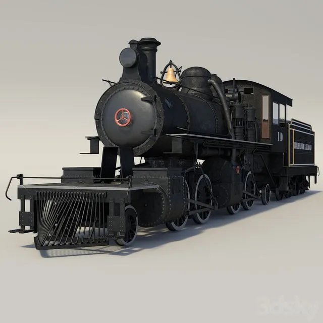 Locomotive 3D Model