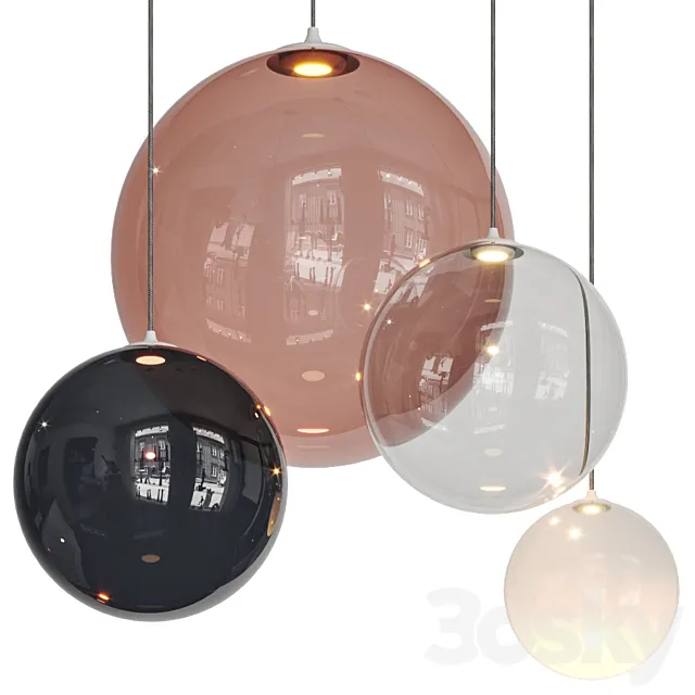 Lodes Random Solo Pendant Lamps 3DModel