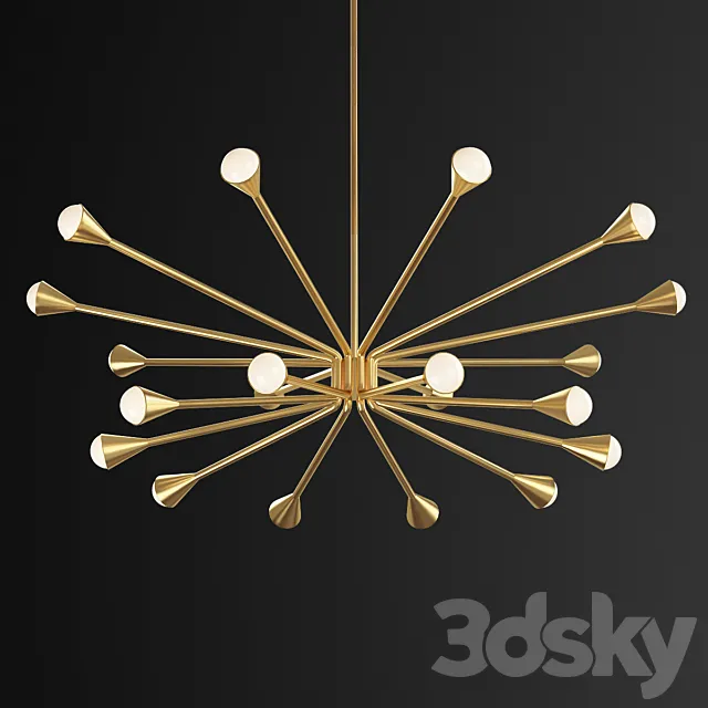 Lody Chandelier by Tech Lighting 3D Model
