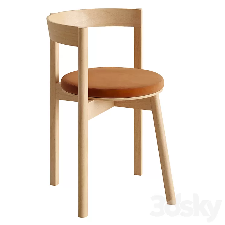Loehr chair L5 JAZZ with armrest 3D Model
