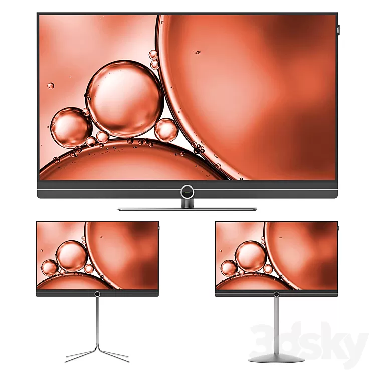 Loewe bild 2.43 3D Model Free Download