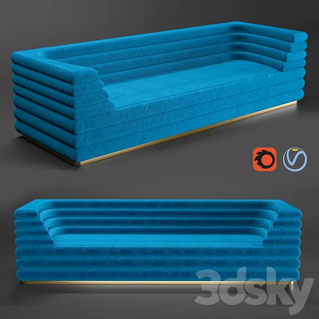 Loffa Set Sofa 1 3DModel