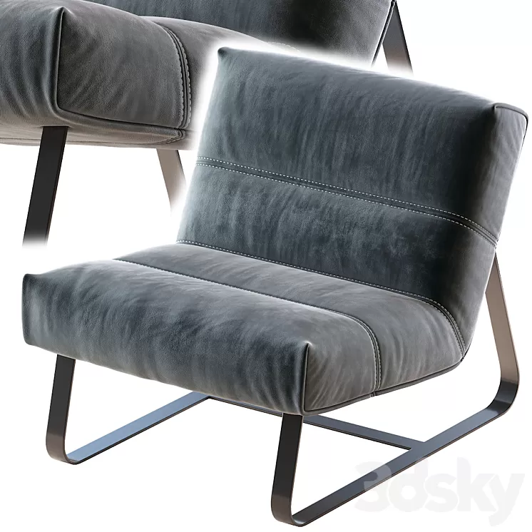 Loft armchair 3D Model