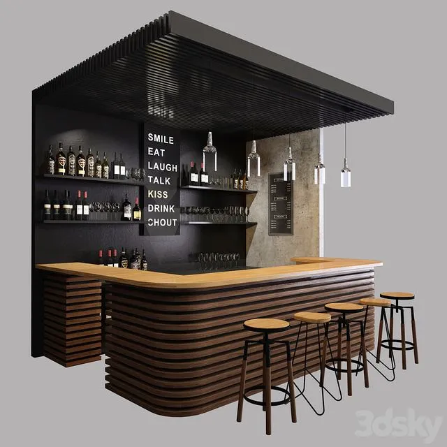 Loft Bar Collection 8 3D Model