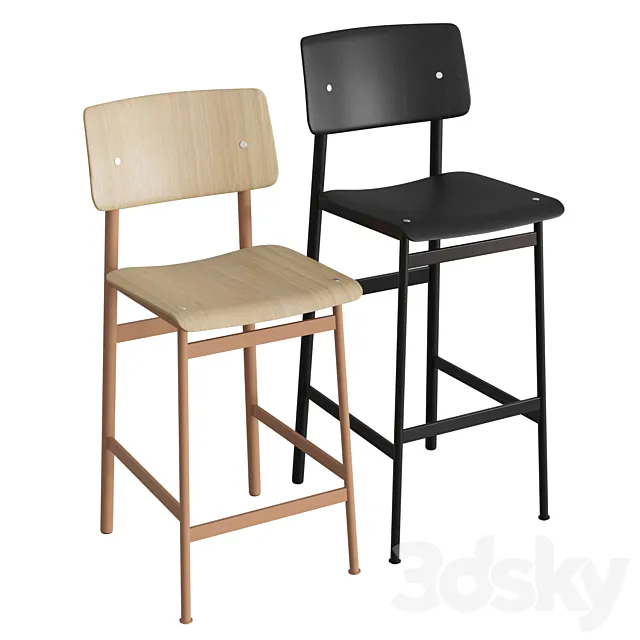 Loft bar stool 3DModel
