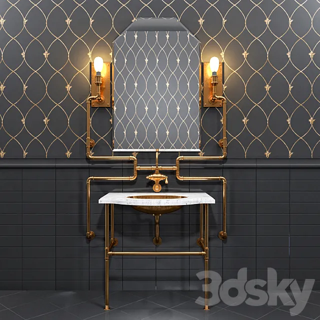 Loft Bathroom 3DModel