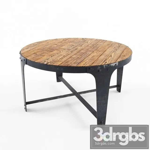 Loft Coffee Table 01 3D Model Free