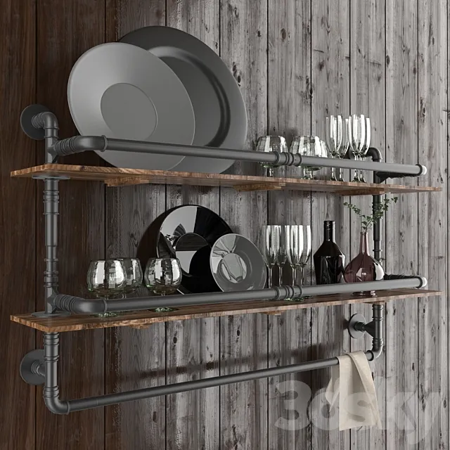 LOFT Decor set 3DModel