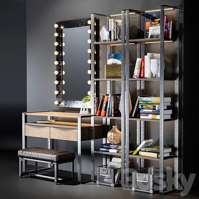 LOFT DECORATION SET 03 3DModel