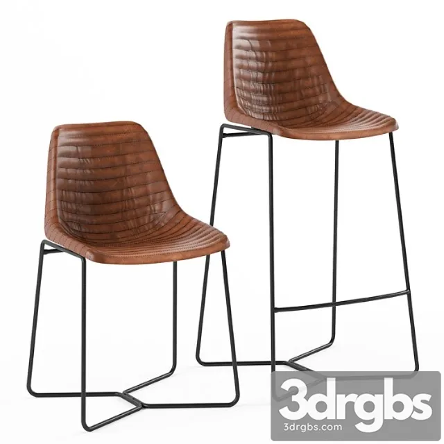 Loft design 4020 and 4023 model chairs 2 3D Model Free