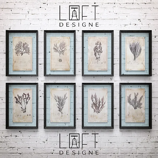 Loft Designe _ 3032 model set Plants Free Download
