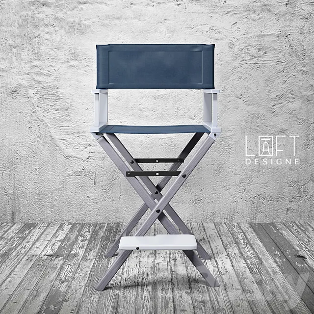 loft designe bar stool 057 3DModel