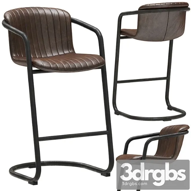 Loft designe bar stool 3522 2 3D Model Free