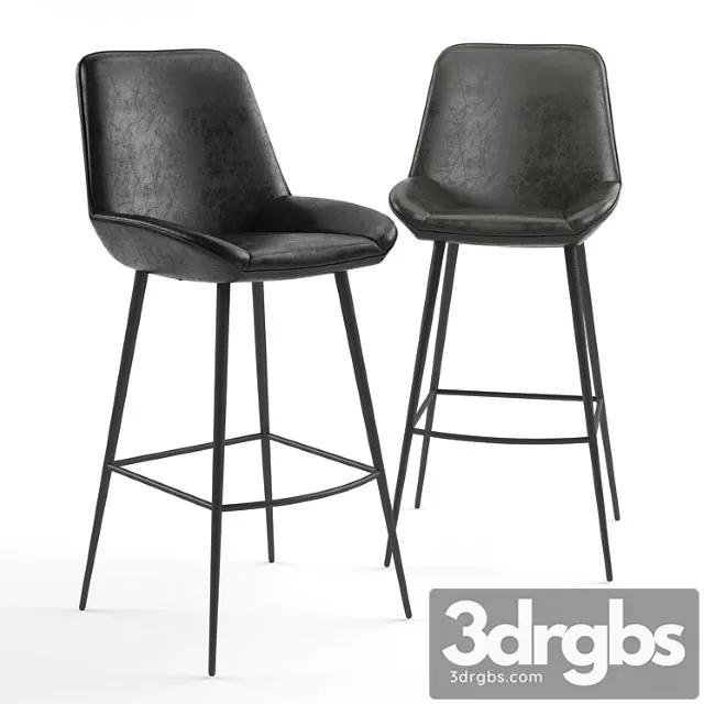 Loft designe. bar stool model 4034 2 3D Model Free