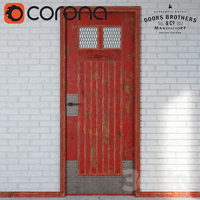 Loft door from Doors Brothers 3DModel