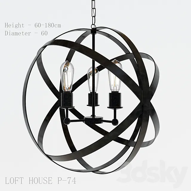 Loft House P-74 3D Model