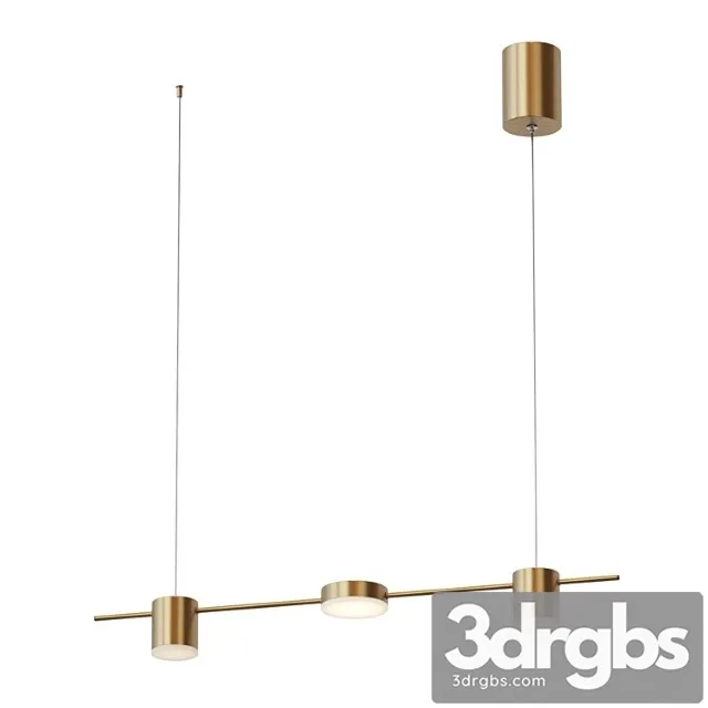 Loft industry modern - brass button line- led7 3D Model Free