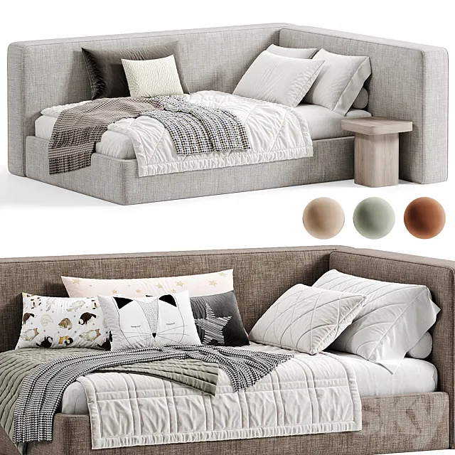 LOFT KIDS Bed By Mebelform 3D Model