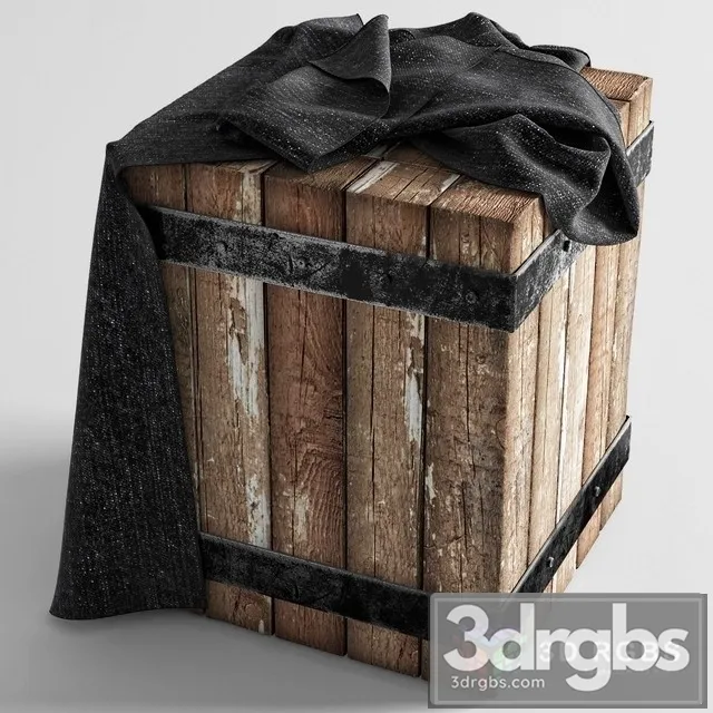 Loft Pouf Chair 3D Model Free