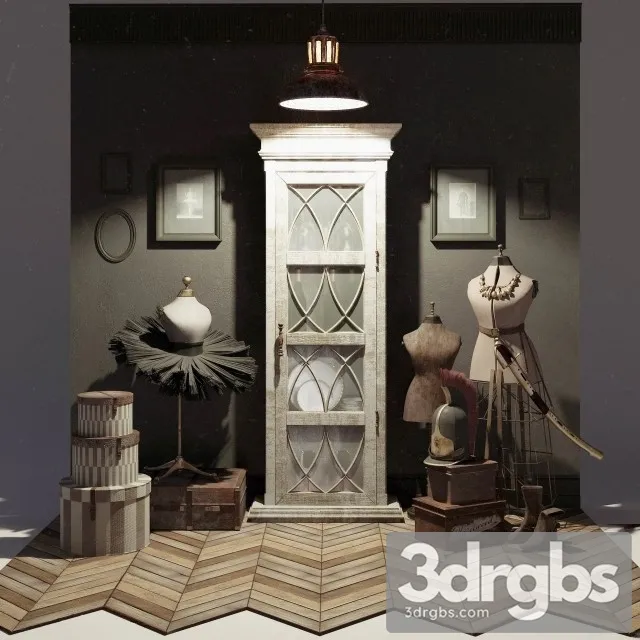 Loft Set 3D Model Free