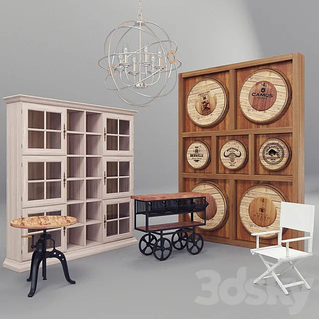 Loft (set of furniture) 3D Model