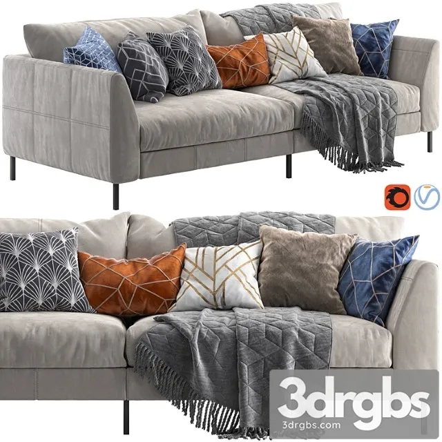 Loft sofa 260 cm 2 3D Model Free