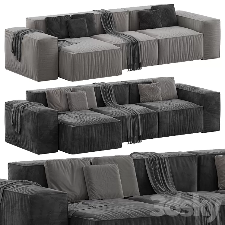 Loft Sofa 3D Model Free