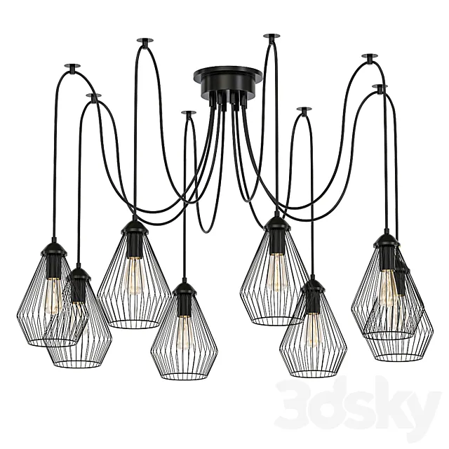 Loft Spider 3D Model