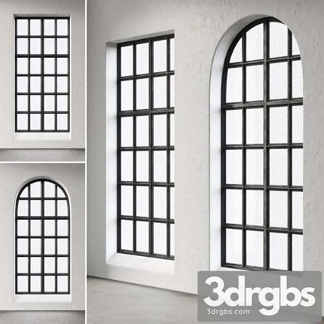 Loft windows 3D Model Free