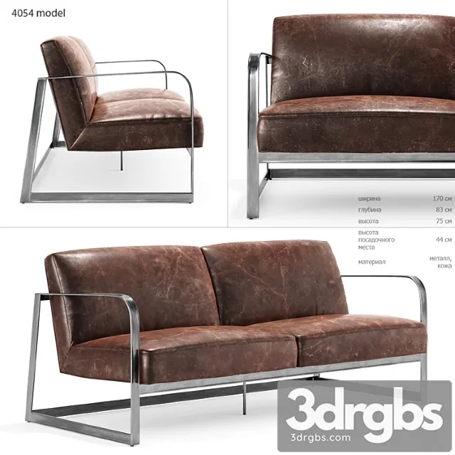 Loftdesigne 4054 sofa 2 3D Model Free