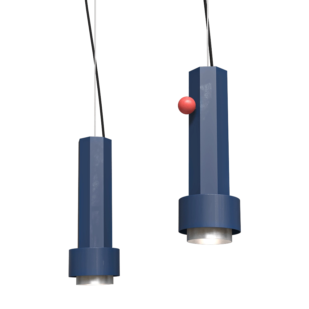 LOFU  - Pendant lamp PO-01-W-BV 3D Model