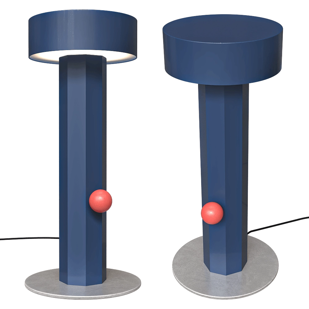 LOFU  - Table lamp PO-032-W-BV-D 3D Model