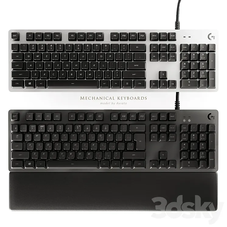 Logitech G413 G512 G513 3D Model Free