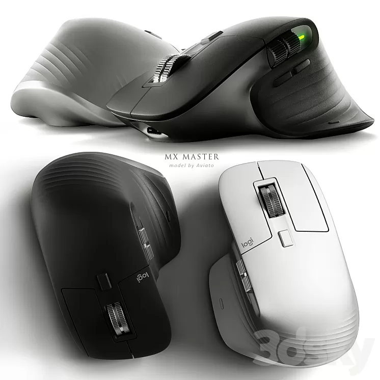 Logitech MX Master 3 3D Model