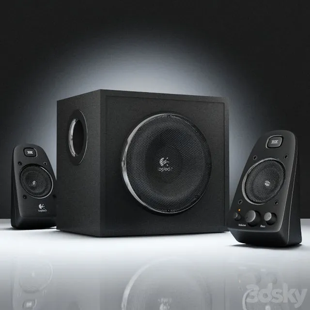 Logitech Z623 3D Model
