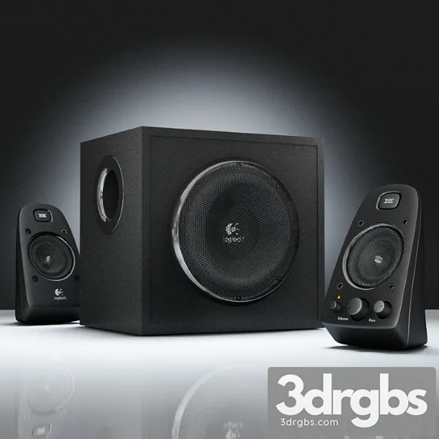 Logitech Z623 3D Model Free