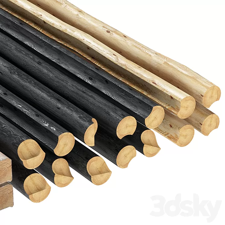 logs 3D Model