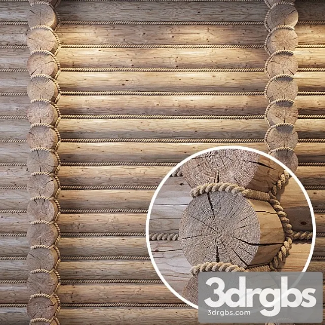 Logs With Ropes 3D Model Download