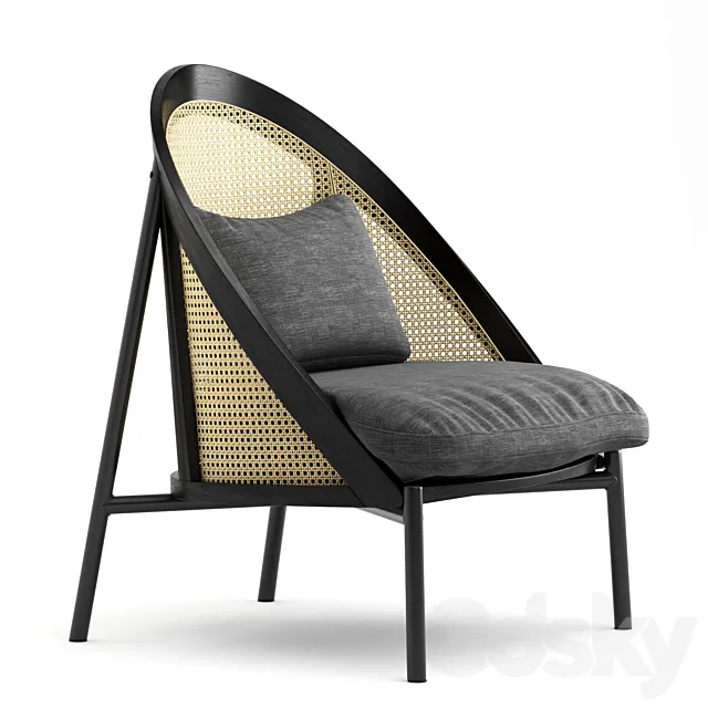 Loïe Gebrüder Thonet Vienna Lounge Chair 3DModel