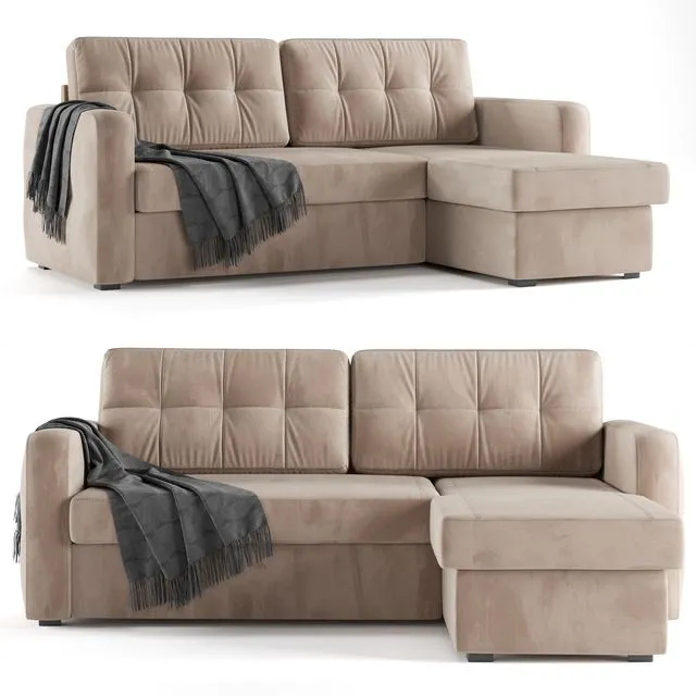 Loko corner sofa 3D Model