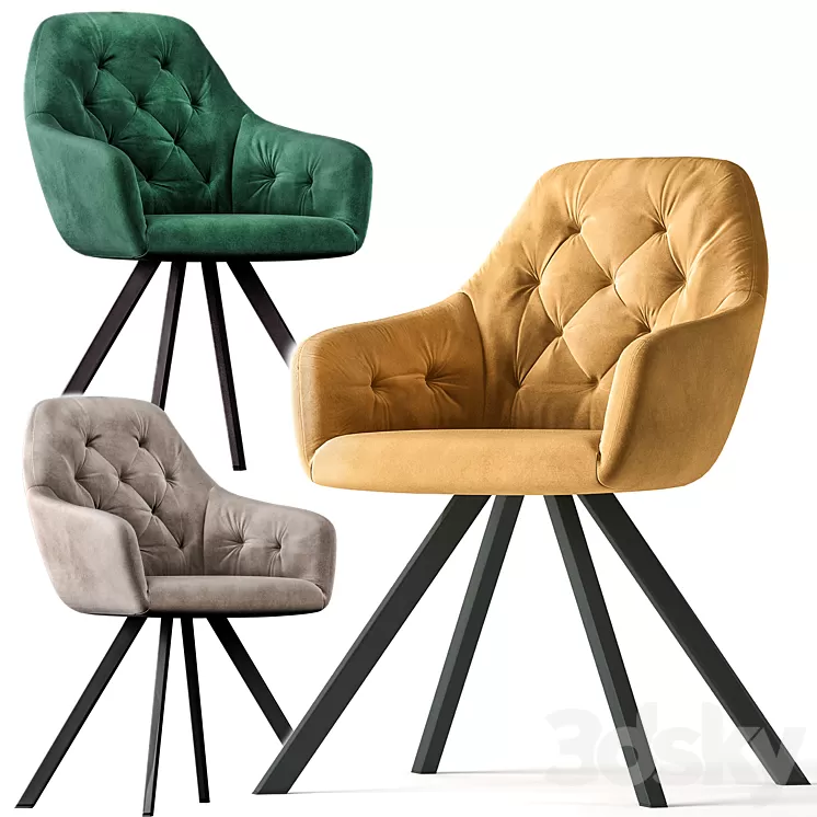 Lola Dining Chair 3D Model