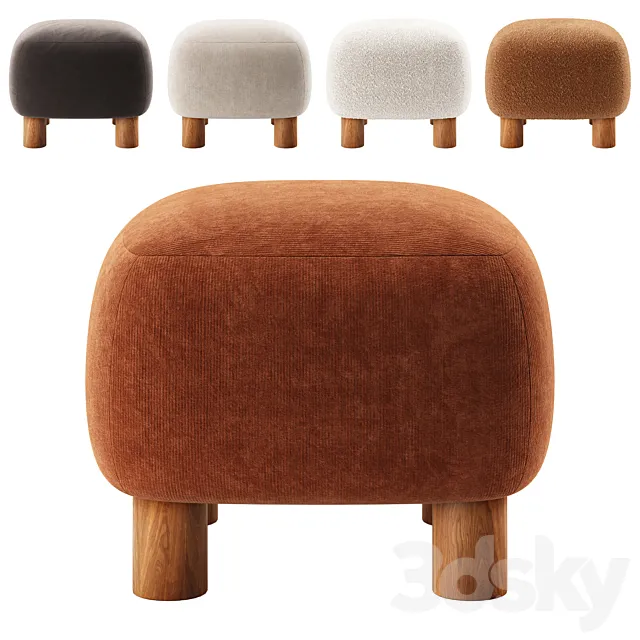 LONDI Pouffe by Divan.ru 3D Model