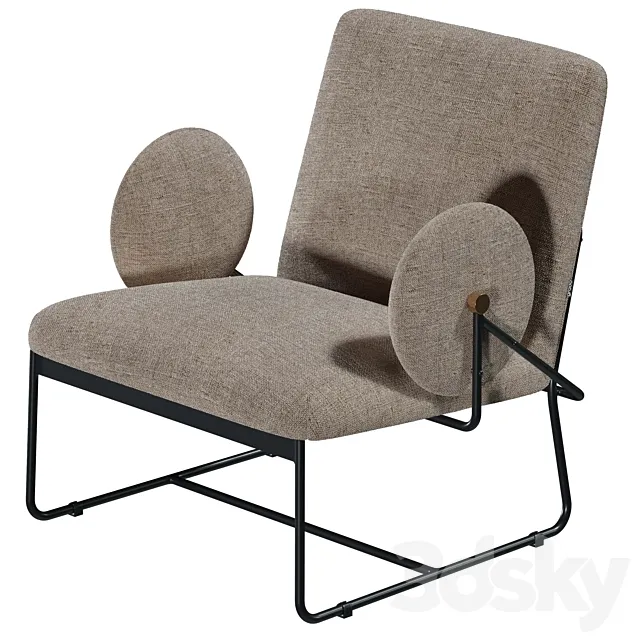LONG Armchair by Grado Design 3DModel