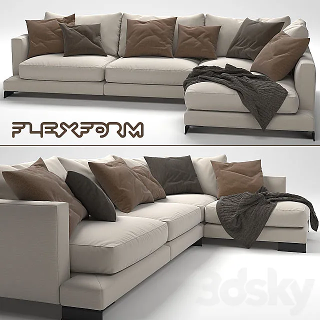 LONG ISLAND SOFA 3D Model