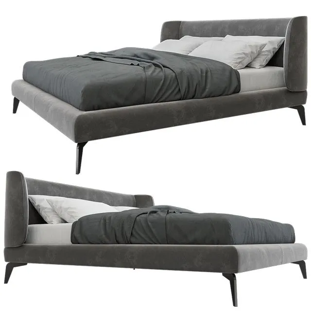 Longcourt Partisan bed 3D Model