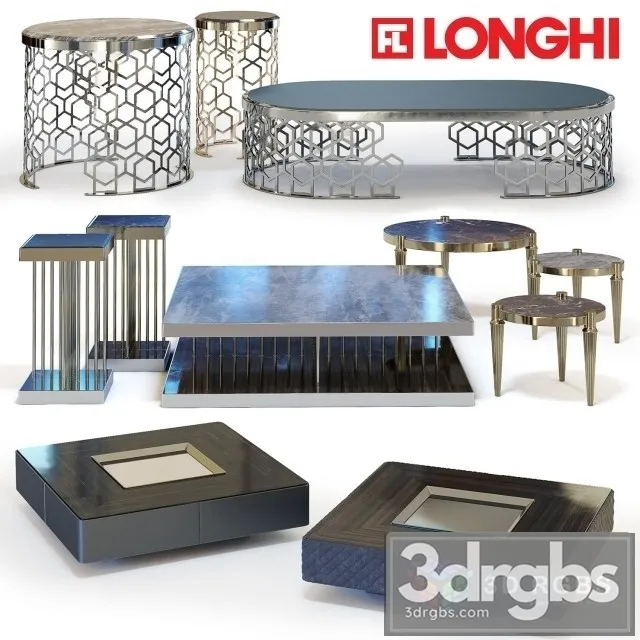 Longhi Coffee Tables 2 3D Model Free
