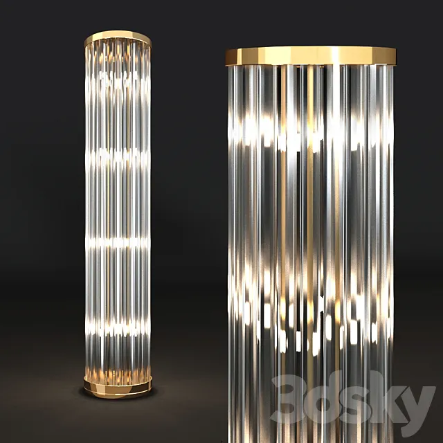 LONGHI ELISABETH floor lamp 3D Model