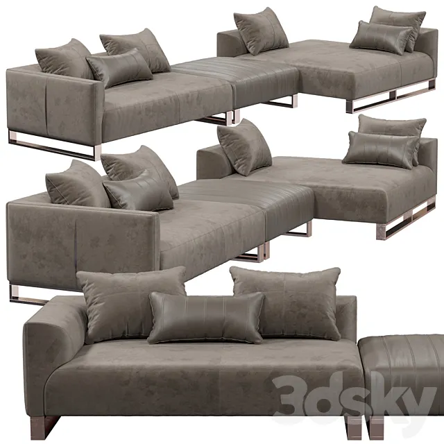 Longhi Fold sofa 3DModel